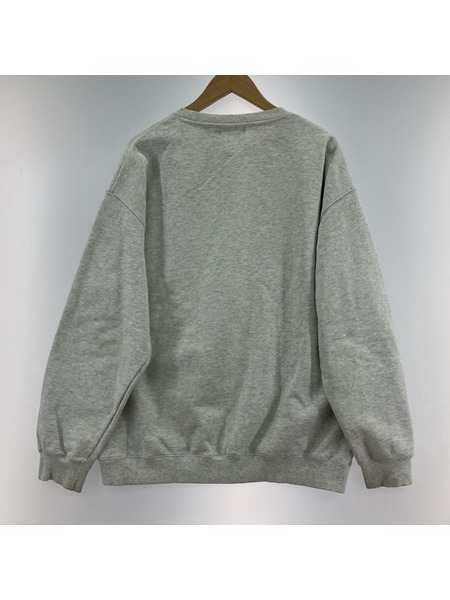 XLARGE スウェット・トレーナー カレッジロゴ GRY L[値下]