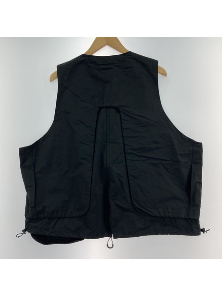 COMFY OUTDOOR GARMENT ナイロンベスト ブラック[値下]