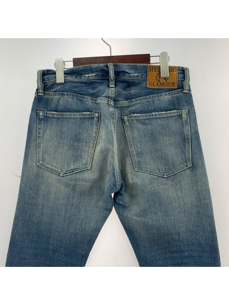 HYSTERIC GLAMOUR APR加工 スタッズデニムパンツ 02173AP15 (28)[値下]