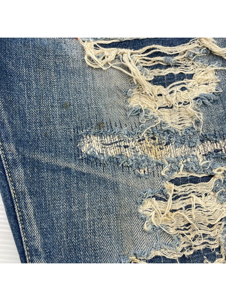 HYSTERIC GLAMOUR APR加工 スタッズデニムパンツ 02173AP15 (28)[値下]