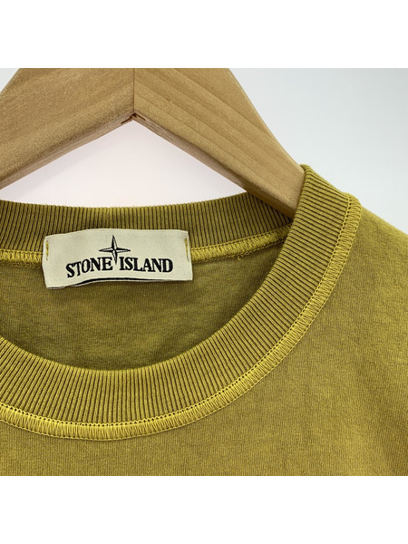 STONE ISLAND 半袖Tシャツ・カットソー ロゴワッペン SSカットソー (S) 751523742[値下]