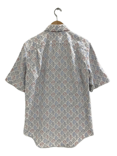 LV NBAモノグラムシグネチャー/シャツ/S/RM212Q EO4 HLS44W