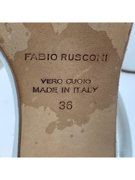 FABIO RUSCONI パンプス・ヒール ストラップ チャンキーサンダル 36