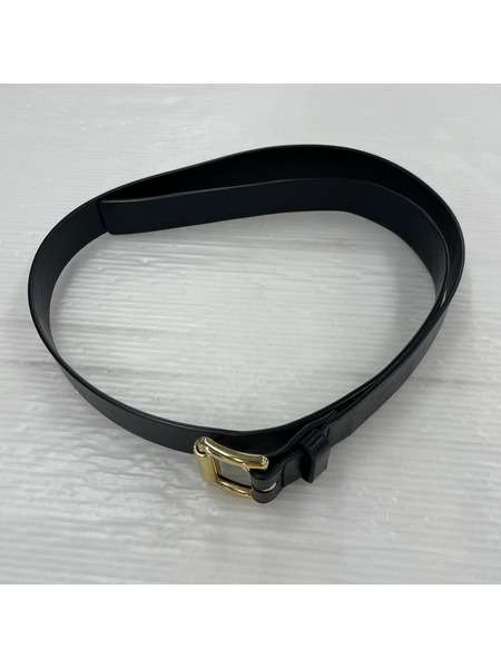 MICHAEL KORS 長袖ワンピース 総柄レザーベルトワンピース 黒