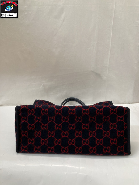 トートバッグ GG ウールトート ネイビー