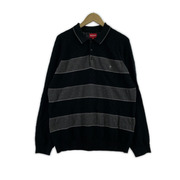 Supreme 長袖シャツ 21AW Knit stripe L/S polo L
