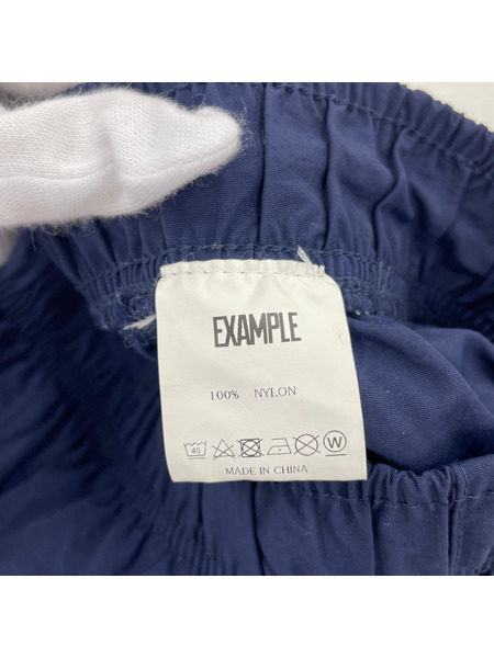EXAMPLE パンツ ナイロンパンツ/ネイビー