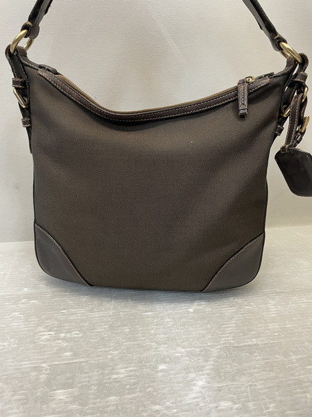 PRADA ロゴジャガード ショルダーバッグ 茶[値下]