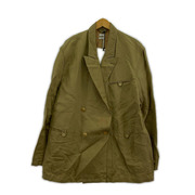 YOKE 26SS Linen Silk Kersey Double Breasted Blezer 3
