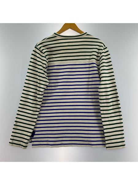 Sacai 長袖Tシャツ・カットソー マルチカラーボーダーロンT