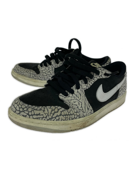 NIKE スニーカー AIR JORDAN 1 LOW CEMENT 27.0cm