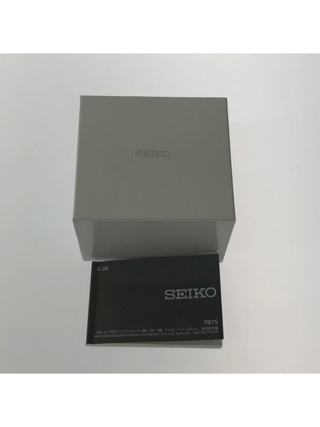 SEIKO セイコーセレクション アナログ レザー 7B75-0AB0