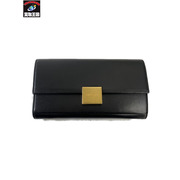 SAINT LAURENT ラージフラップウォレット BLK