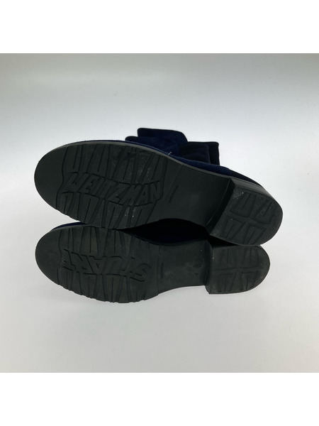 STUART WEITZMAN ブーツ ロングブーツ/ネイビー×ブラック