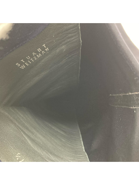 STUART WEITZMAN ブーツ ロングブーツ/ネイビー×ブラック