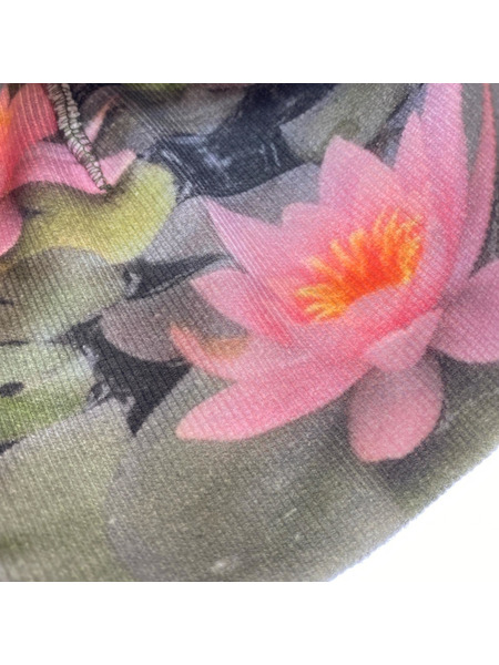 labyrins ニットキャップ スイレン 総柄 ビーニー