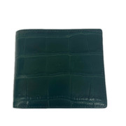 Creed ソノ他 Creed crocodile ショートウォレット グリーン