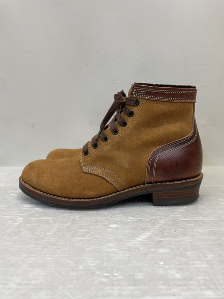 VISVIM LAFAYETTE BOOTS-FOLK レースアップブーツ M8 茶