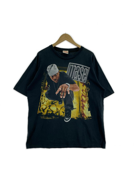 00s Mase Harlem World XL 黒 MICHAELタグ MICHAEL2003年コピーライト