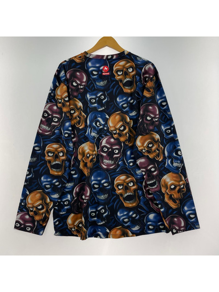 Supreme×Marmot 25AW Base Layer L/S Top Skull XXL Skull Pile