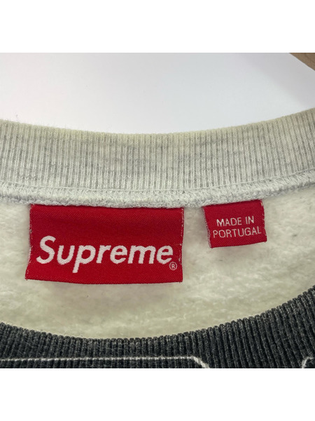 20AW Supreme Over print crew neck sweat shirt