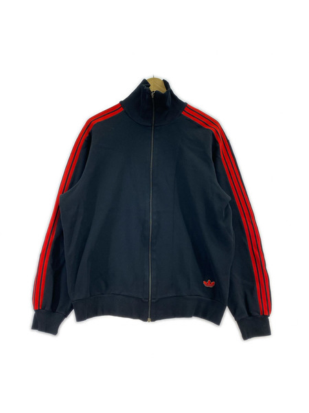 adidas ジャケット 70s トラックジャケット 黒赤（５）