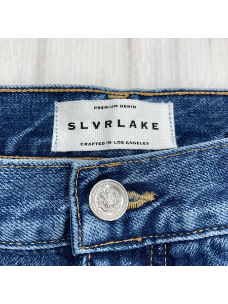 SLVRLAKE USA製 デニム スカート ダブルニー 26[値下]