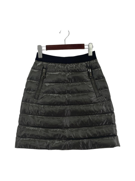 MONCLER ミニスカート キルティングスカート カーキ[値下]