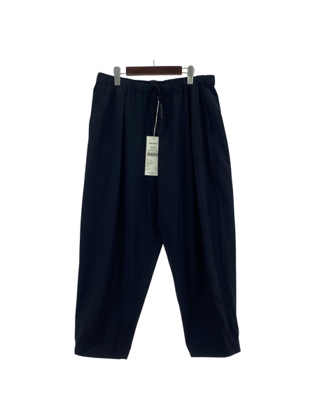 untrace WASHABLE TROPICAL TAPERED PANTS 2 ネイビー タグ付[値下]