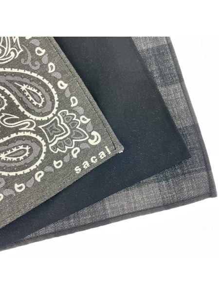 Sacai ソノ他 3連バンダナ