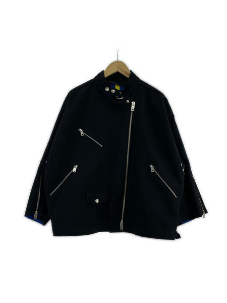 DIESEL ジャケット ウール　ダブルライダース