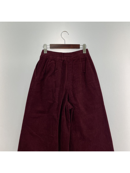 UNUSED パンツ 18AW ワイドコーデュロイ[値下]