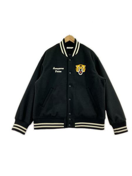 graniph ジャケット オーサムボイス アニマル スタジャン 黒 (L)