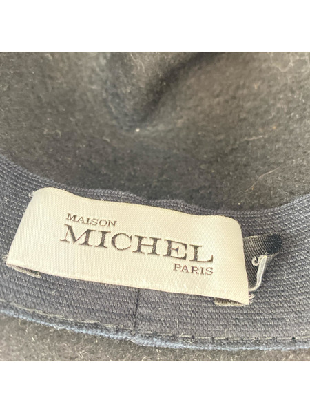 ハット MAISON MICHEL PARIS 中折レ 黒