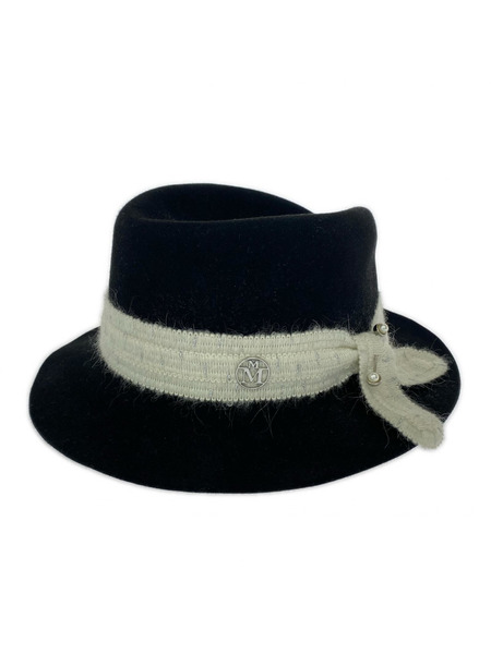 ハット MAISON MICHEL PARIS 中折レ 黒