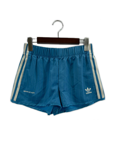 adidas originals ショートパンツ sporty&rich ショーツ クリアスカイ[値下]