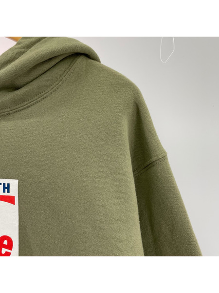Supreme パーカー 21SS shine hooded sweatshirt 緑 (？)