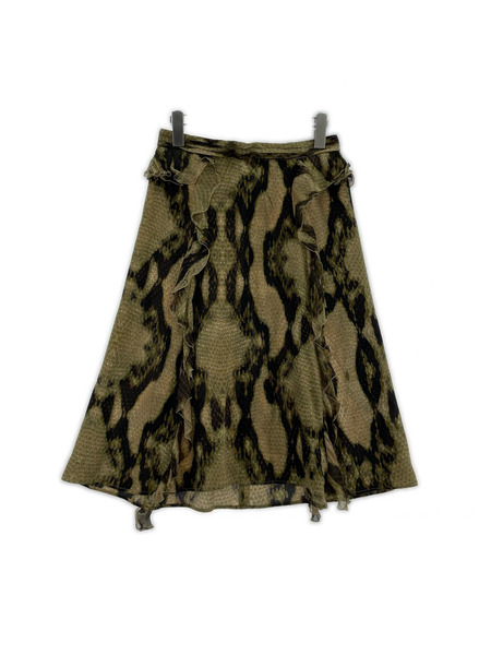 ロングスカート ITTIERRE 総柄 40