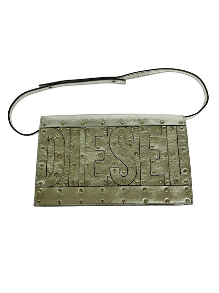 DIESEL ショルダーバッグ b-rail ショルダーバッグ シルバー