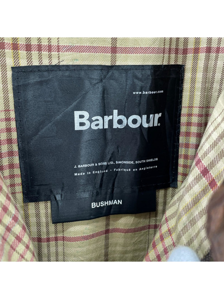 Barbour ジャケット BUSHMAN JACKET ブラウン(L)