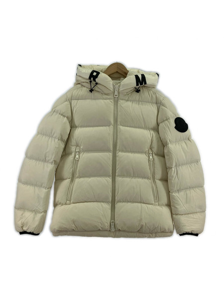 MONCLER ダウンジャケット デュボア フードロゴ ホワイト 116347