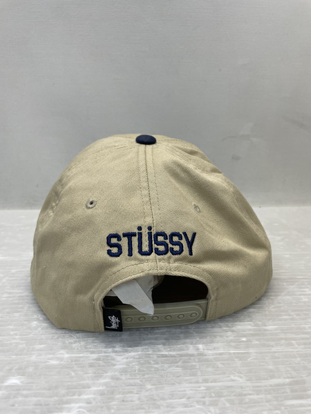 STUSSY 22AW PINSTRIPE CAP 刺繍キャップ