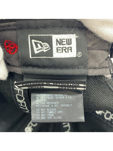 Yohji Yamamoto キャップ ×new era メタルロゴキャップ 黒[値下]
