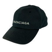 レディースラグ衣料 BARENCIAGA ロゴキャップ 黒