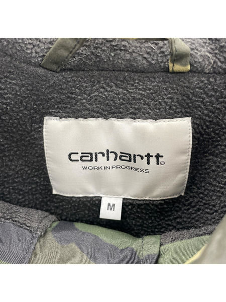 Carhartt パーカー 裏ボアカモ柄アノラックパーカー/M