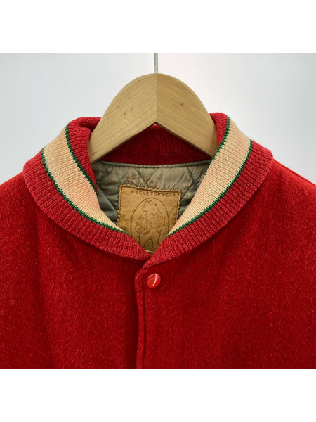 . ブルゾン・ジャンパー A BEAR FOR WEAR ウールスタジャン (L)