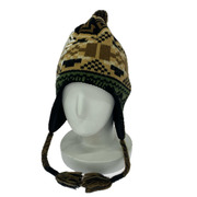 Supreme ニットキャップ Thrasher Earflap Beanie/24FW/総柄/ベージュ系
