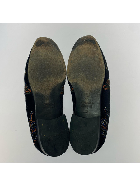 Needles VELVET MULE 刺繍ミュール 40 マルチ