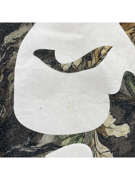 A BATHING APE TREE EDGE CAMO APE FACE RELAXED FIT TEE