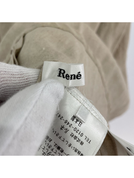 Rene N/Sリネンワンピース